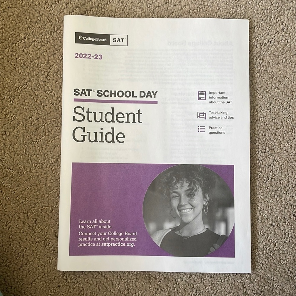 Not used. 2022-23 SAT practice workbook